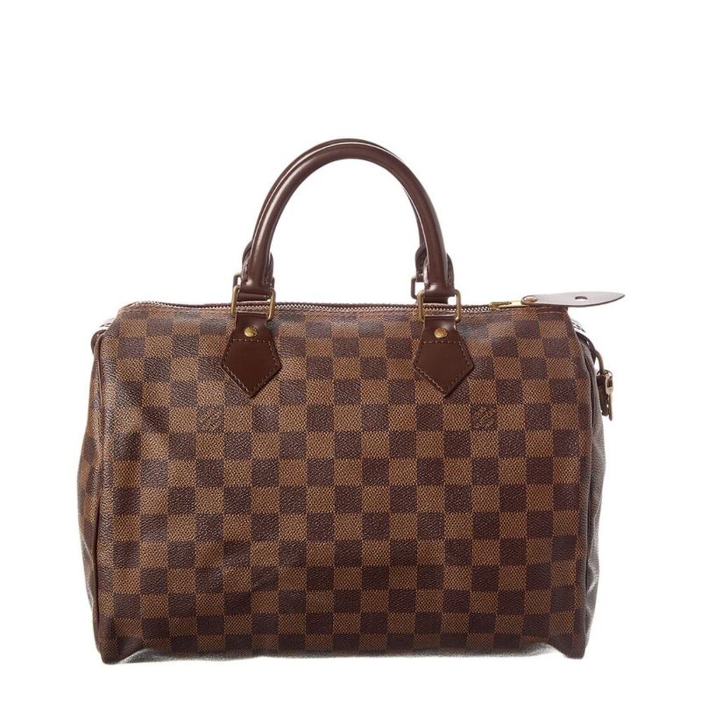 Louis Vuitton Brown Damier Ebene Speedy Nm 30 (Authentic Pre-Loved)